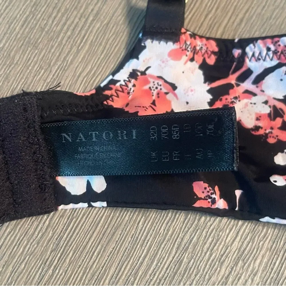 Natori Pure Luxe Underwire Tshirt Bra womens Size 32D Cherry Blossom intimates
